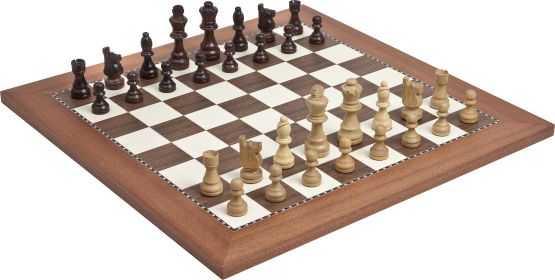 Traditional Staunton Chessmen & Champion Board