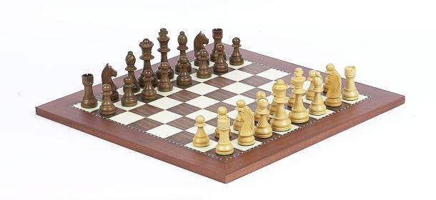 Staunton Design Chessmen & Champion Board