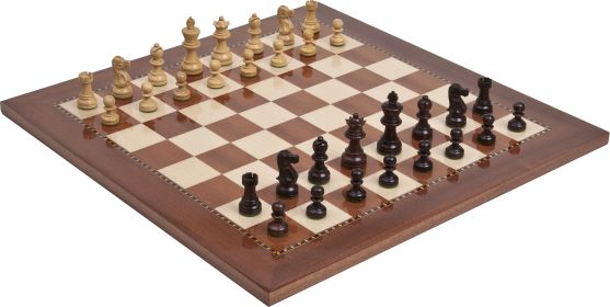 French Staunton Jr. Chessmen & Designer Board