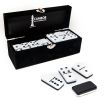 Jumbo Size Double Six Dominoes Set - Two Tone Tiles