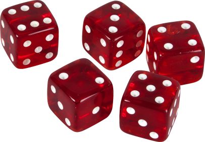 Casino Dice (Set of 5)