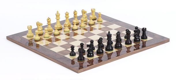 French Staunton Chessmen & Master Board