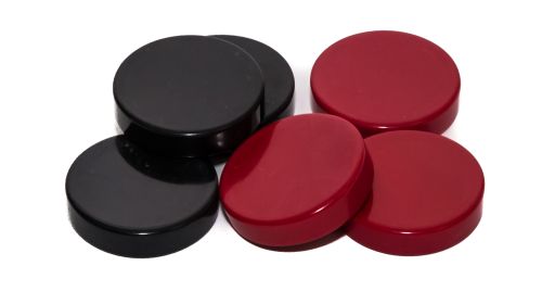 Backgammon Checkers - Red/Black