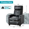 Recliner Chair, Recliner Sofa PU Leather for Adults, Recliners Home Theater Seating with Lumbar Support, Reclining Sofa Chair for Living Room